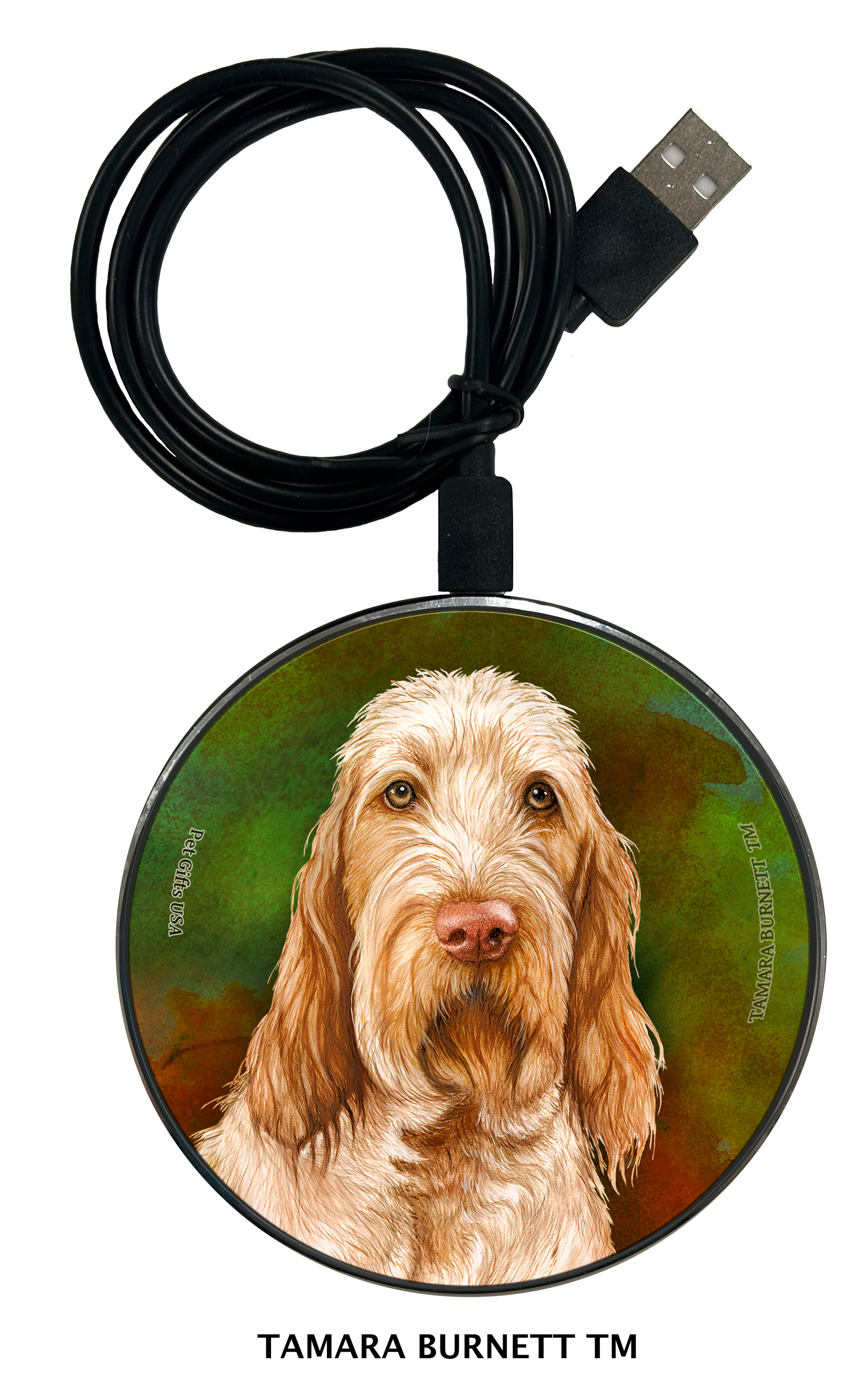 Spinone Italiano Orange Roan - Zoomies Phone Charger image